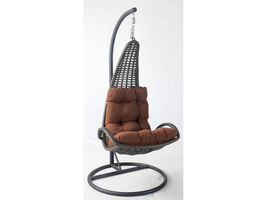 Tempio Rattan Hngesessel Grau Lichtgrau Oder Gunmetal Mokka 96 X