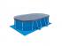 Elite Metallrahmenpool 4,88 x 3,05 x 1,07 m 12 V 3,8 m3/h mit Wasserpumpe, Leiter und Abdeckung