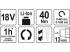 YATO Akkubohrmaschine 18 V Li-ion (ohne Akku und Ladegerät)