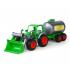 Wader Traktor mit Frontlader und Tanker