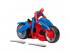 Marvel: Spider-Man - Web Blast Cycle mit Spider-Man Motorradfigur - Hasbro