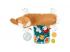 Fischer-Price: Corgie Puppy Grow With Me Bauch-Kissen mit Rassel, Kauspielzeug und Spiegel - Mattel