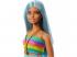 Barbie: Puppe im Fashionista-Stil im bunt gestreiften Kleid - Mattel