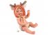 Llorens: Junge Babypuppe 31cm mit Rentiermütze