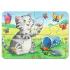 Niedliche Tiere Puzzle, 4 in 1