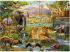 Puzzle 200 Teile - Tiere der Savanne