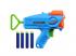 Nerf: Elite Junior Racer - Easy-Play Schwammkanone mit 4 Kugeln - Hasbro