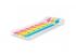 Intex: Regenbogen aufblasbare Gummimatratze 211x99cm