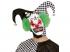 KILLER CLOWNMASKE MIT HAAR & MINIHUT