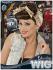 BRAUNE ROCKABILLY PIN UP GIRL PERÜCKE MIT HAARBAND MIT LEOPARDENMUSTER in Box