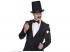 Felt EXTRA TALL TOP HAT 20 cm