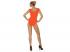 ÄRMELLOSER BODY ORANGE KOSTÜM FÜR DAMEN Farbe: orange