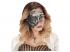 SILBERNE STEAMPUNK HALBMASKE