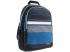 Muss: Blau-Schwarz 2-in-1 Vierfach-Schultasche, Rucksack 47x25x33cm