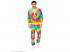 NEON TIE DYE PSYCHEDELIC HIPPIE PARTY FASHION TRAININGSANZUG UNISEX KOSTÜM FÜR ERWACHSENE