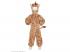 GIRAFFE PLÜSCH - Overall mit Kapuze und Maske UNISEX KINDER KOSTÜM