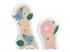 Classic World Holz-Bowling-Set Blumen, 14-teilig,