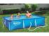 Bestway Steel Pro Framepool-Set, eckig, mit Filterpumpe 300 x 201 x 66 cm