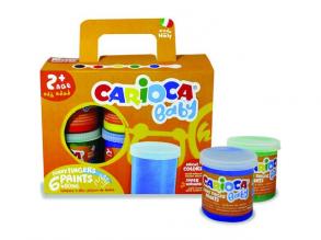 Baby abwaschbare Fingerfarbe 6er Set - Carioca