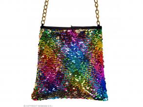 "TASCHE WENDEPAILLETTEN REGENBOGEN / GOLD"