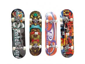 Ground Control Skateboard mit mehreren Mustern - Spartan