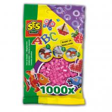 SES Bügelservice Perlen-Rosa, 1000pcs.