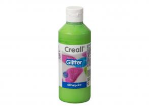 Creall Glitter Paint Green, 250 ml