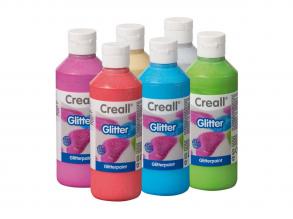 Creall Glitter Farbe, 6x250ml