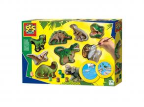 SES Gipsabguss und Bemalung - Dino World