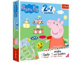 Peppa Pig 2 in 1 Brettspiel-Set - Trefl