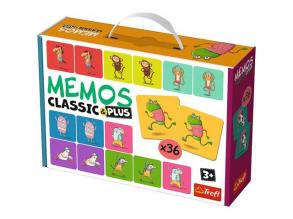 Tier-Memory-Spiel Classic & Plus 36 Teile - Trefl