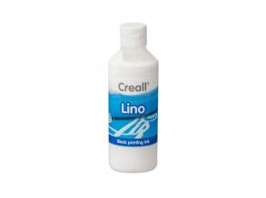 Creall Lino Blockprint Farbe Weiß, 250ml