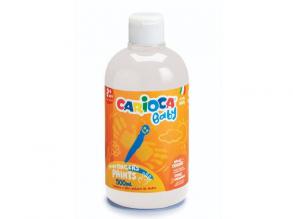 Baby Fingerfarbe weiß in 500ml Flasche - Carioca