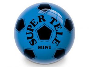 Blauer Gummifußball mit Fußballmuster 14cm - Mondo Toys