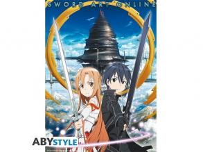 Sword Art Online "Asuna & Krito Aincrad" Poster 52x38 cm