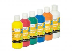 Creall Finger Paint Set Konservierungsfrei, 6x250ml.