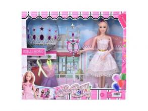 Dolls World: Modepuppe mit Zepter und Diadem