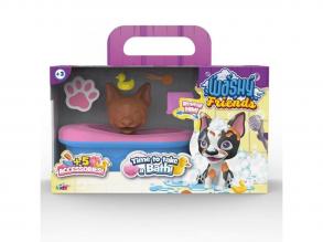 Washy Friends: Color Reveal paddelnder Boston Terrier Welpe mit Bad und Zubehör