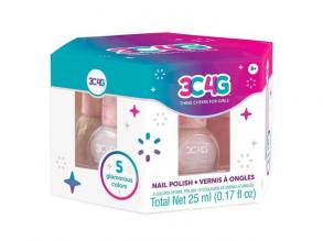 Make it Real: 3C4G rosa gold 5pcs Nagellack Set