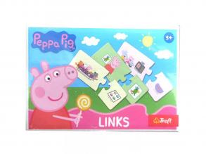 Links Mini-Peppa Pig Brettspiel - Trefl