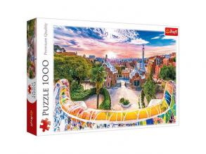 Sonnenuntergang über Barcelona 1000teiliges Puzzle - Trefl