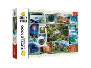 Smiley World Smile Everywhere on Earth 1000 Teile Puzzle - Trefl