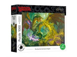 Dungeons&Dragons: Jagd auf den grünen Drachen 1000teiliges Puzzle - Trefl