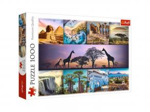 Afrika-Collage 1000 Teile HQ-Puzzle Puzzle - Trefl