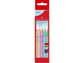 Faber-Castell: Jumbo Grip Pastell-Buntstifte 5er-Set