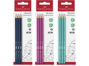 Faber-Castell: Graphitstift 1111 HB 3er-Set in drei Ausführungen