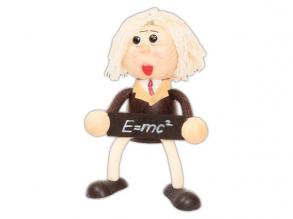 Figur mit Feder (Einstein)