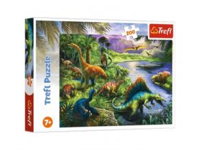 Raubtier Dinosaurier 200pcs Puzzle - Trefl