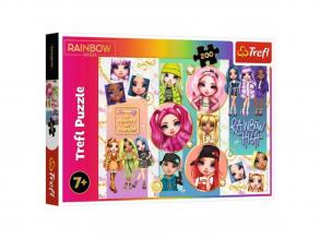 Rainbow High: Bunte Freundschaft 200 Teile Puzzle - Trefl