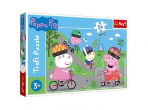 Peppa Pig: Peppa's Active Day 24-teiliges Maxi-Puzzle - Trefl